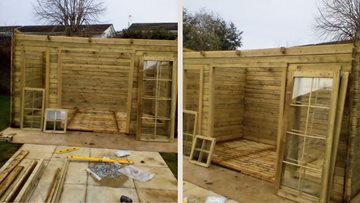 New summerhouse arrives at Middlesex care home
